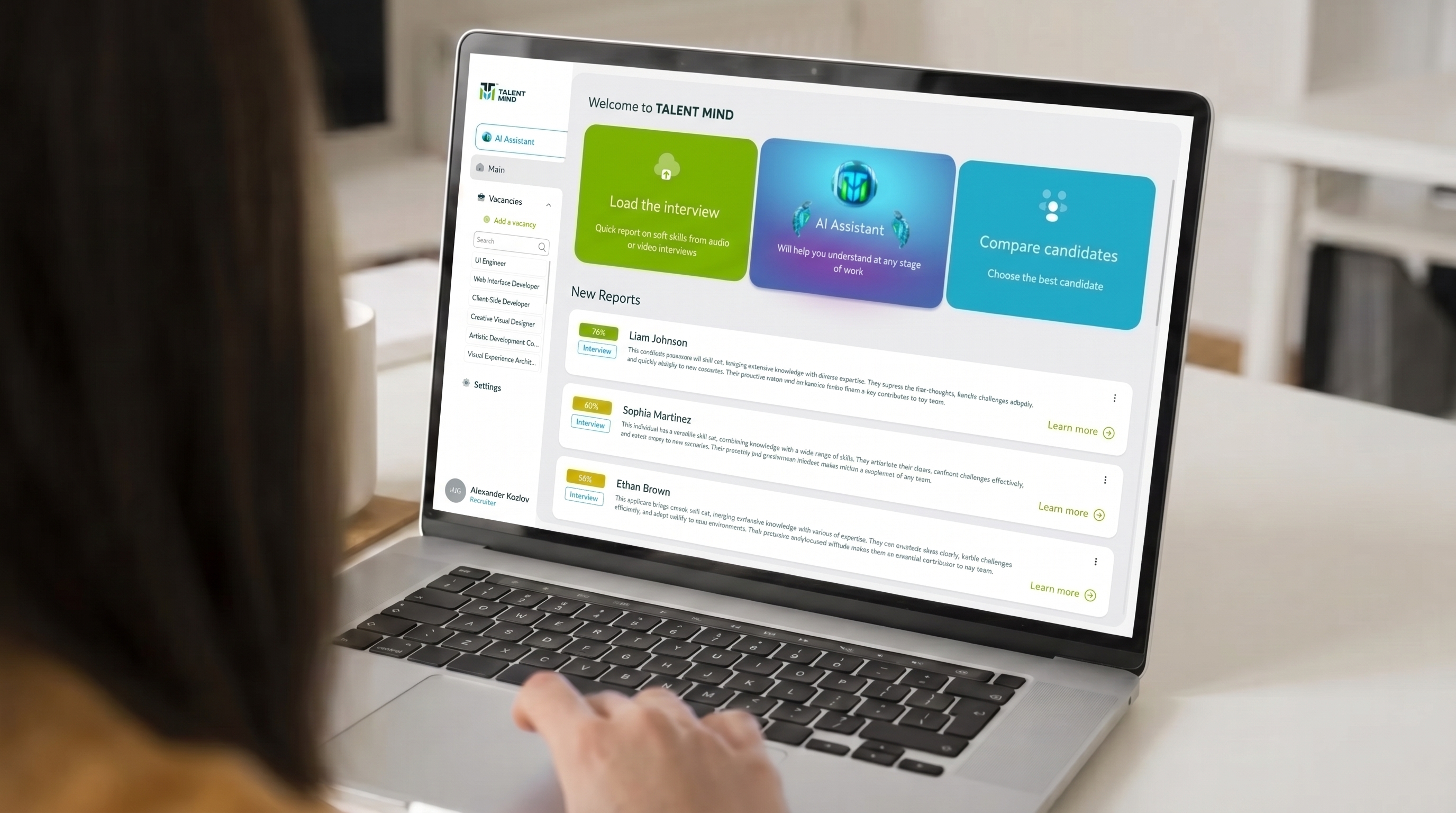 TalentMind — candidate analysis result